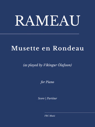 Book cover for Rameau: Musette en Rondeau (for piano) as played by Víkingur Ólafsson