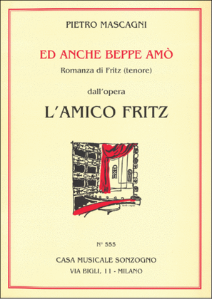 Book cover for Amico Fritz Romanza