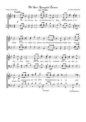 Star Spangled Banner (for TTBB)