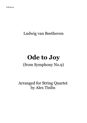 Book cover for Ode to Joy