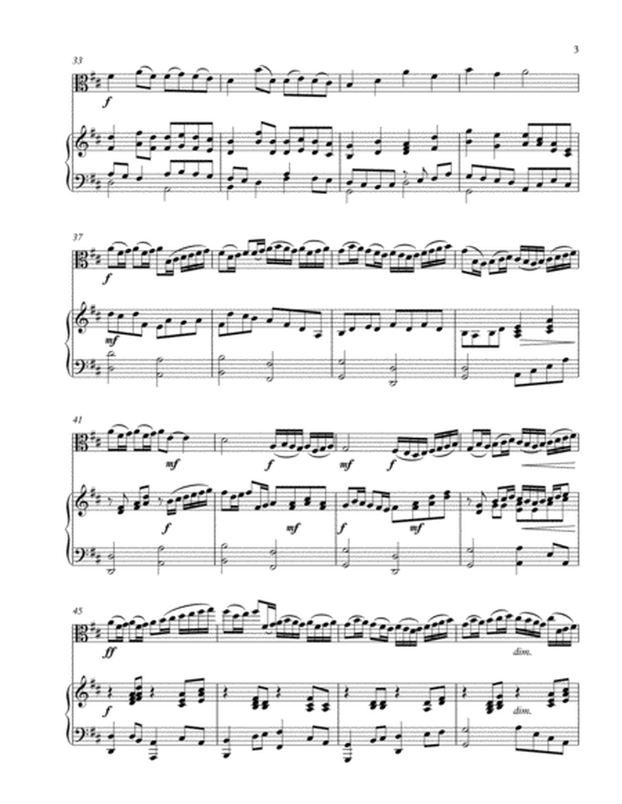 Pachelbel`s Canon In D Viola and Piano
