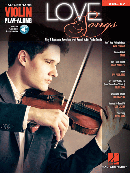 Love Songs (Violin Play-Along Volume 67)