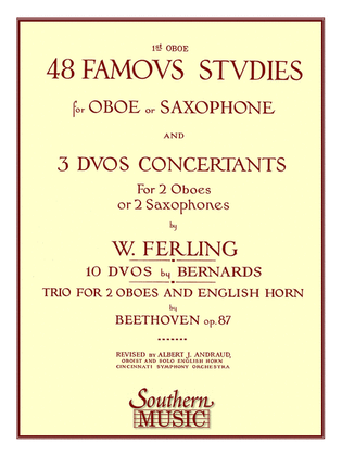 Book cover for 48 Famous Studies, (1st and 3rd Part)