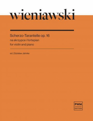 Book cover for Scherzo-Tarantelle Op. 16