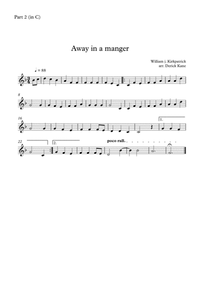 Away in a manger (arr. by Derick Kane) for School Flexi band image number null