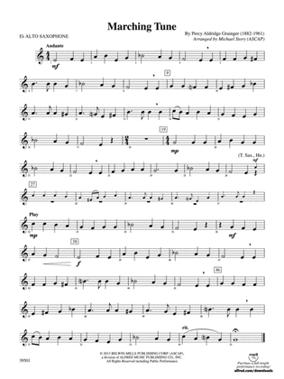 Marching Tune: E-flat Alto Saxophone