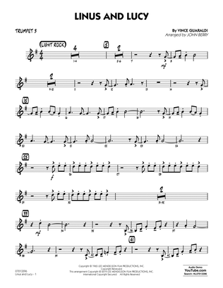 Book cover for Linus and Lucy (arr. John Berry) - Trumpet 3