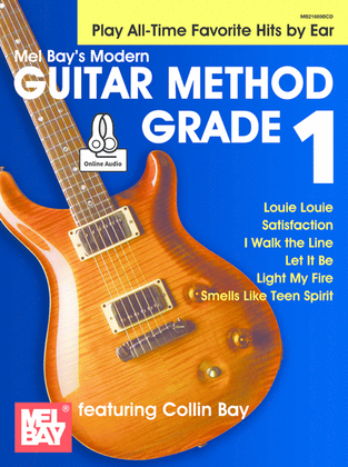 Book cover for Modern Guitar Method Grade 1: Play All-Time Favorite Hits by Ear