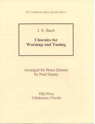 Book cover for Chorales for Warmup and Tuning