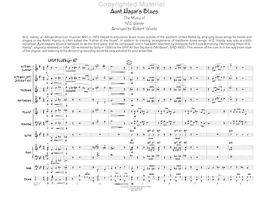 Aunt Hagar's Blues - Score image number null