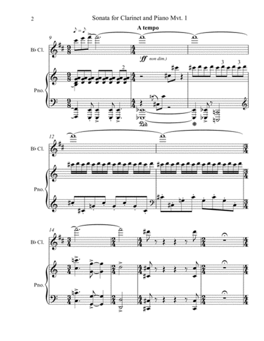 Sonata for Clarinet and Piano