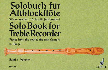 Solo Book for Alto Recorder - Volume 1 (Alto Recorder)