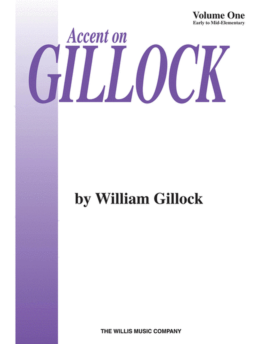 Accent on Gillock Volume 1 image number null