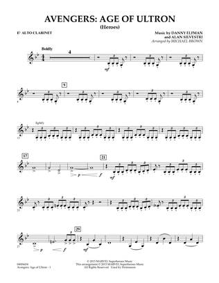 Book cover for Avengers: The Age of Ultron (Main Theme) - Eb Alto Clarinet