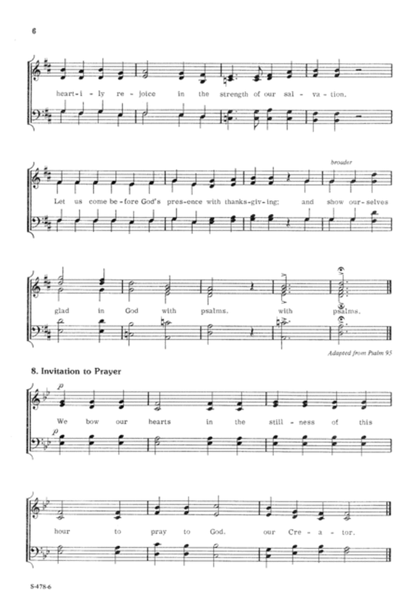 Choral Responses for Worship