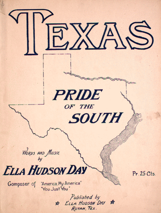 Book cover for Texas, Pride of the South