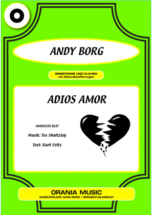 Book cover for Adios Amor
