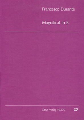 Book cover for Magnificat in B flat major