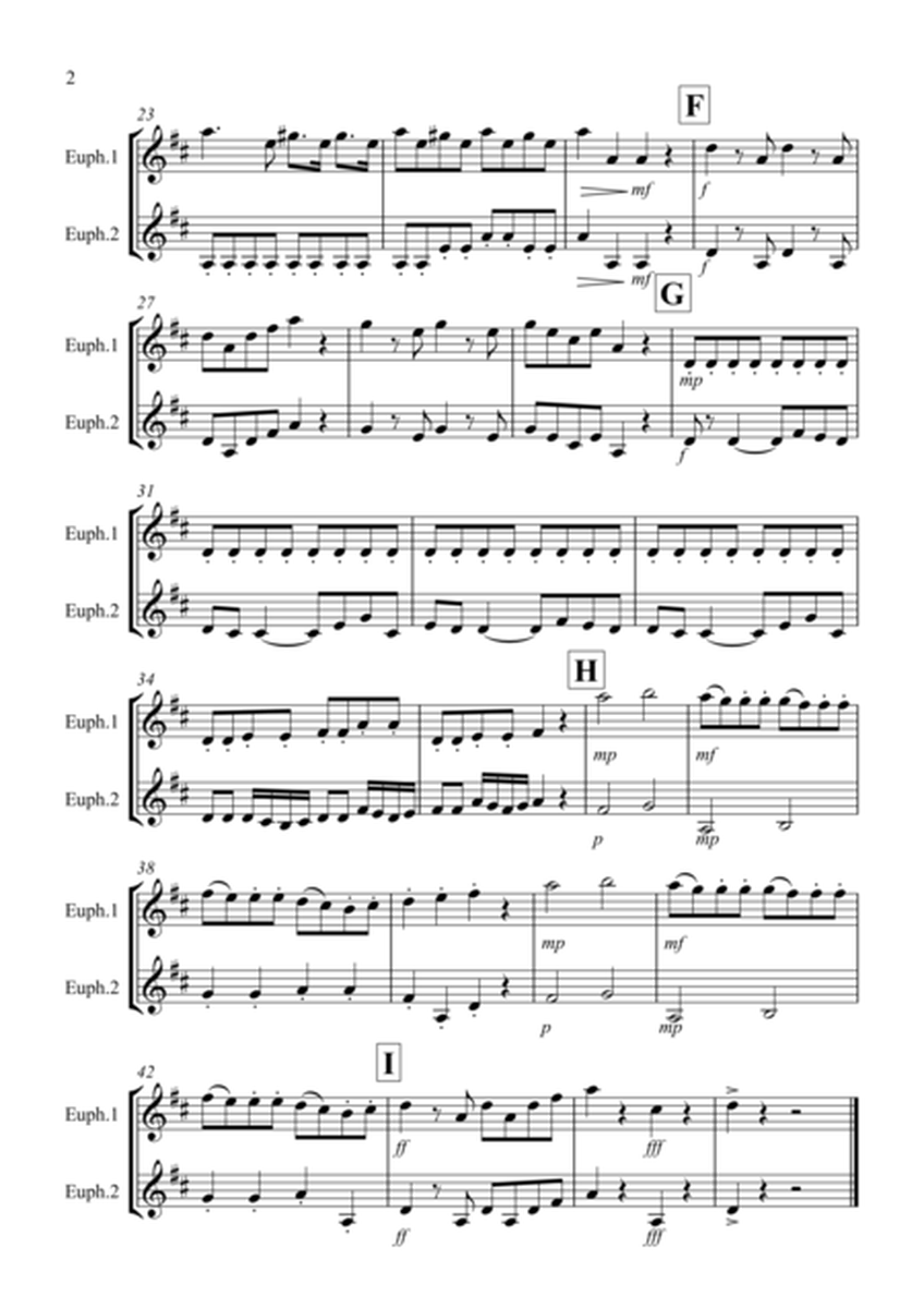 Eine Kleine Nachtmusik (first movement) for Euphonium Duet image number null