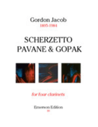 Book cover for Scherzetto, Pavane & Gopak