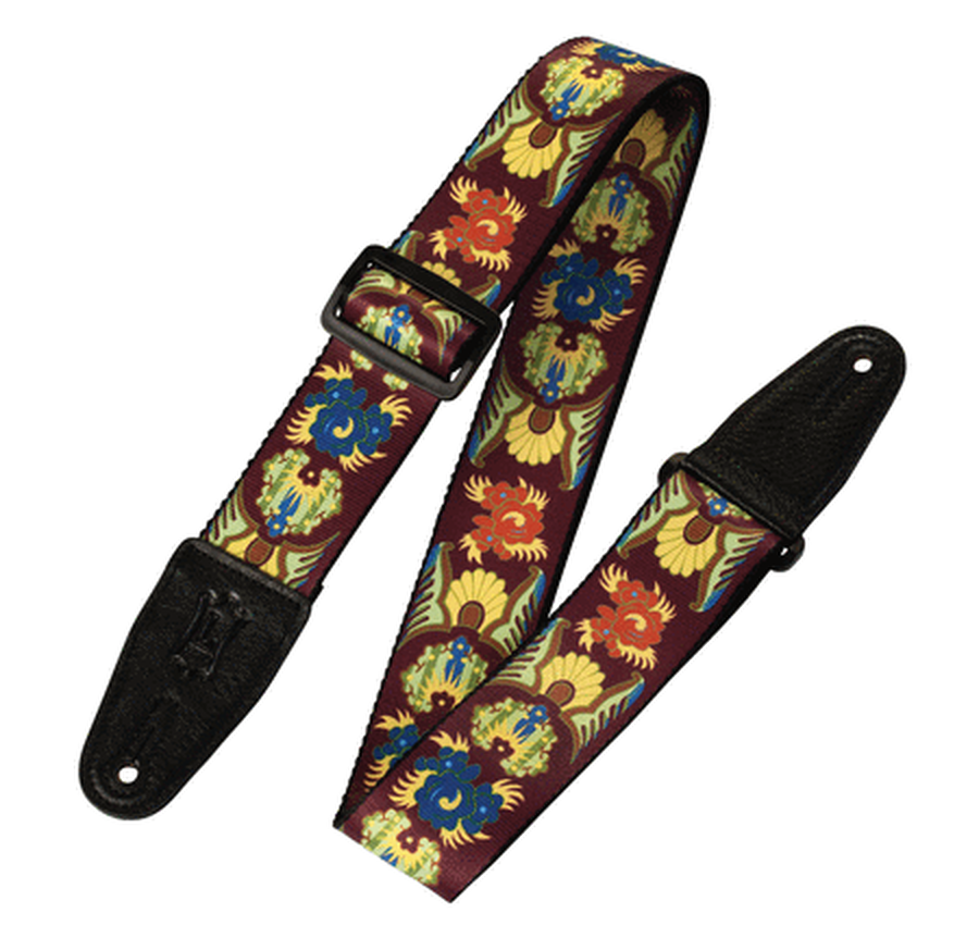 Polyester Guitar Strap – Floral