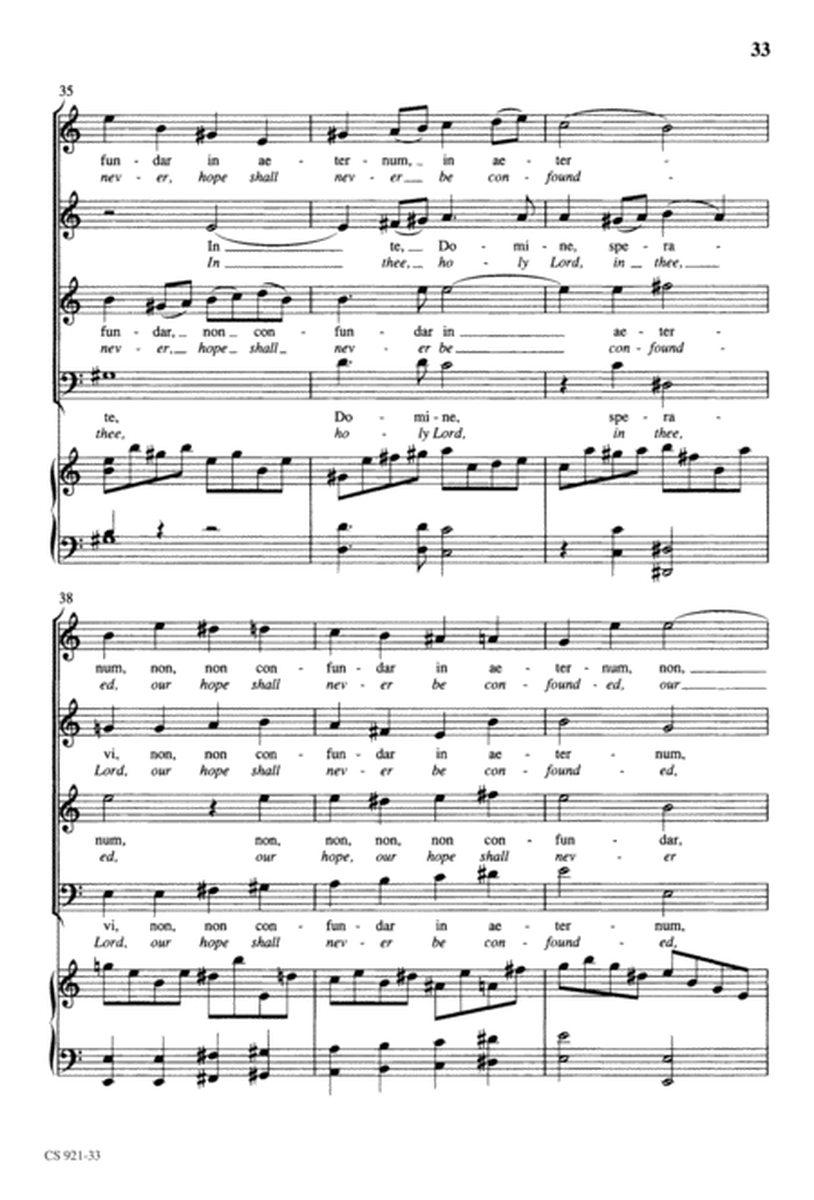 Te Deum - Choral Score