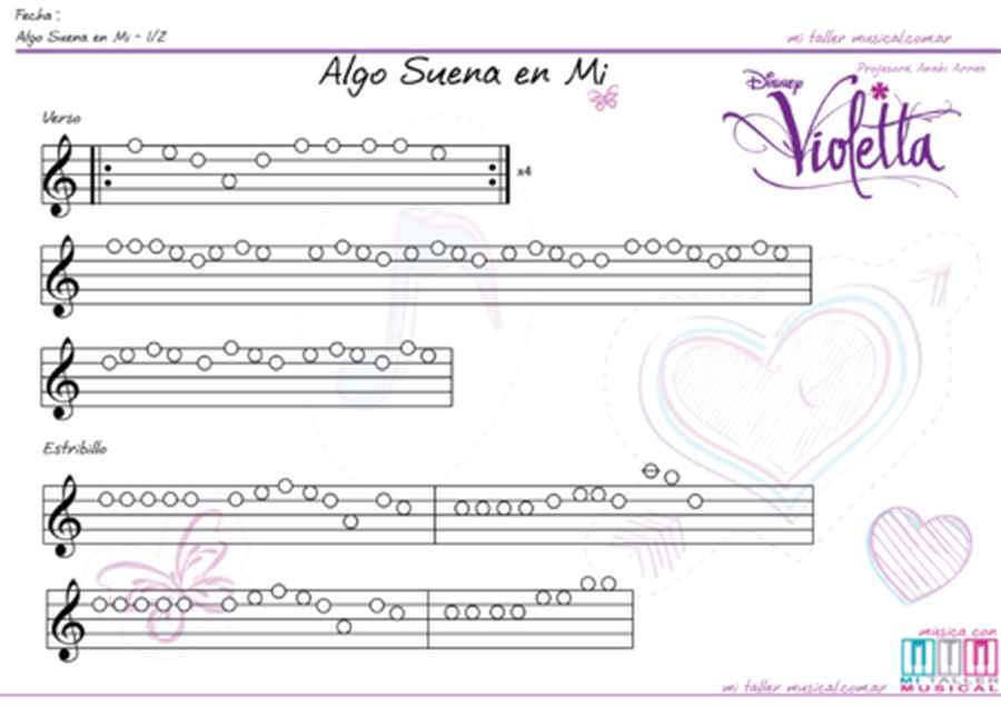 Violetta - Partituras Simplificadas