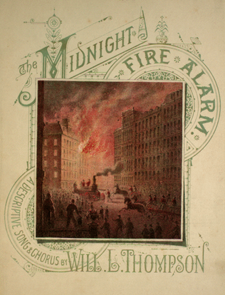 The Midnight Fire Alarm. A Descriptive Song & Chorus