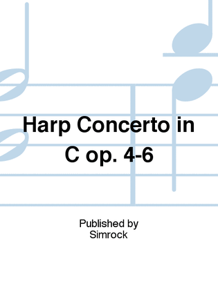 Book cover for Harp Concerto in C op. 4-6