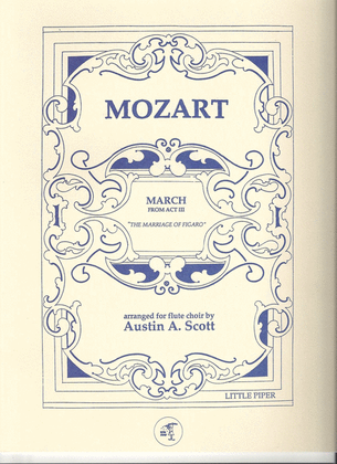 Book cover for March from Act III from The Marriage of Figaro