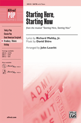 Book cover for Starting Here, Starting Now