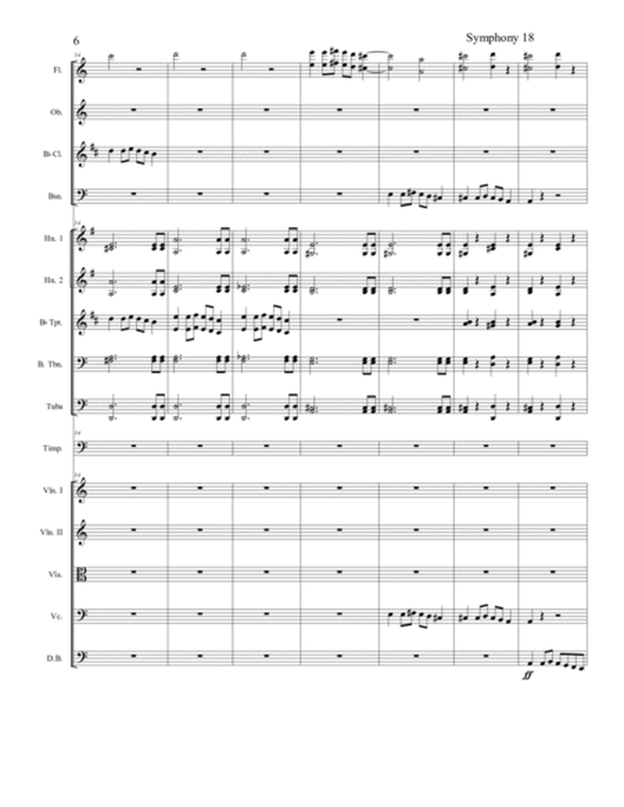Symphony No 18 in G Major "The Brucknerian" Opus 27 - 2nd Movement (2 of 4) - Score Only