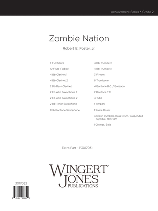 Book cover for Zombie Nation - Full Score