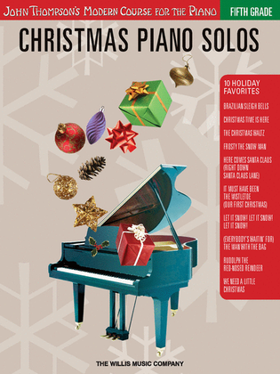 Book cover for Christmas Piano Solos – Fifth Grade (Book Only)