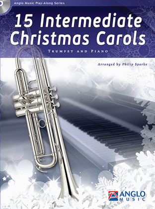 Book cover for 15 Intermediate Christmas Carols