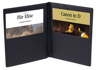 Book cover for Marlo Concert Music Folders with Deep Gusseted Pockets