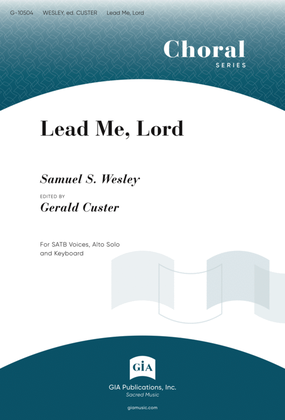 Book cover for Lead Me, Lord