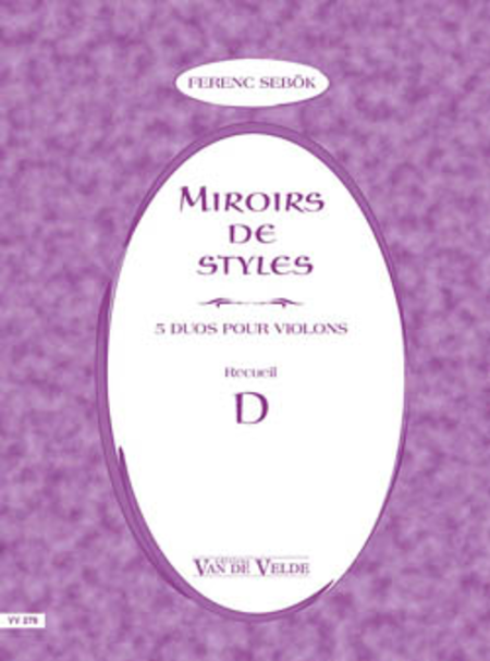 Miroirs De Styles Recueil D