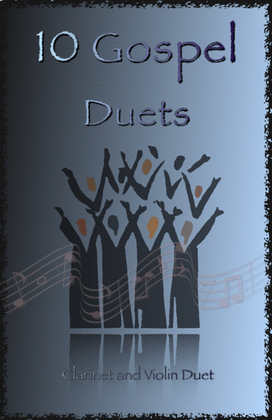 Book cover for 10 Gospel Duets for Clarinet and Violin