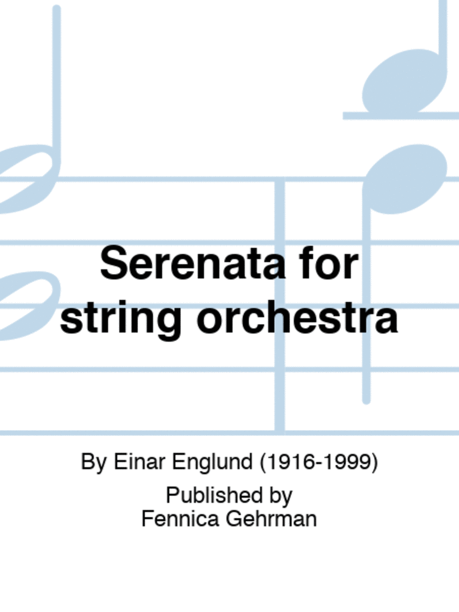 Serenata for string orchestra