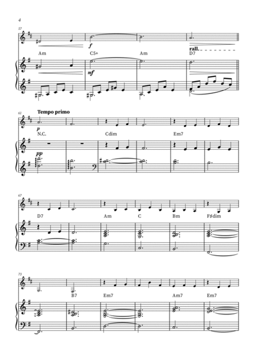 Clair de Lune - French Horn and Piano + CHORDS image number null