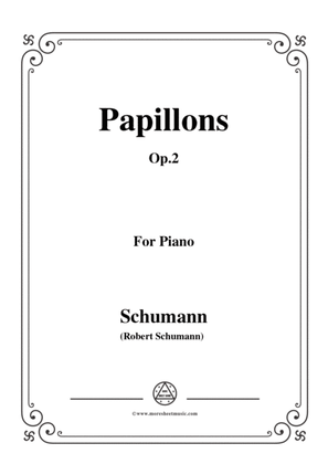 Book cover for Schumann-Papillons, Op.2,for piano