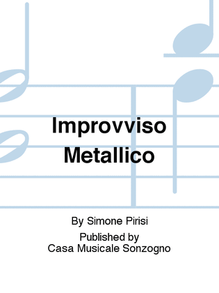 Book cover for Improvviso Metallico