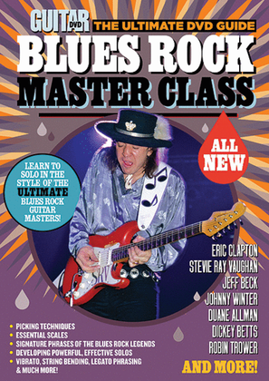 Book cover for Guitar World -- Blues Rock Master Class