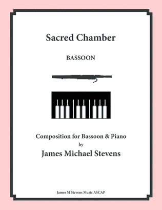 Book cover for Sacred Chamber - Bassoon & Piano