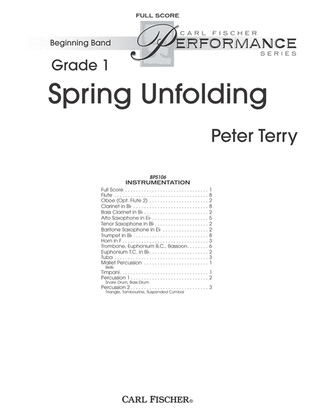 Book cover for Spring Unfolding