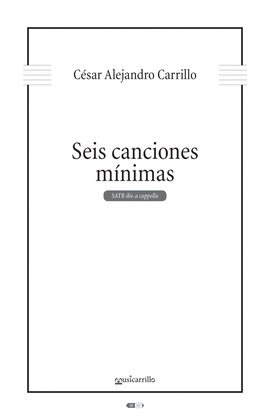 Book cover for Seis canciones minimas