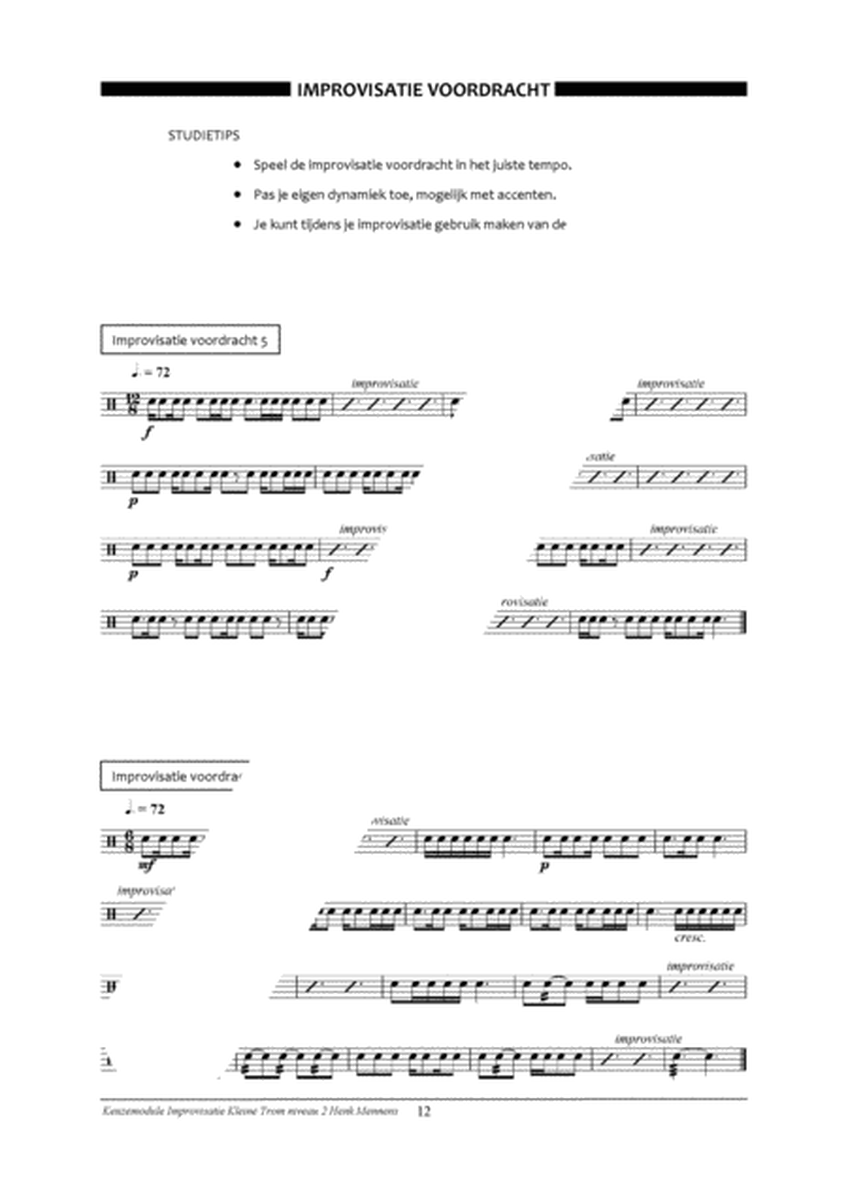 Percussion Modular: Improvisatie 2