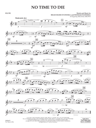 No Time to Die (from No Time To Die) (arr. Michael Brown) - Flute