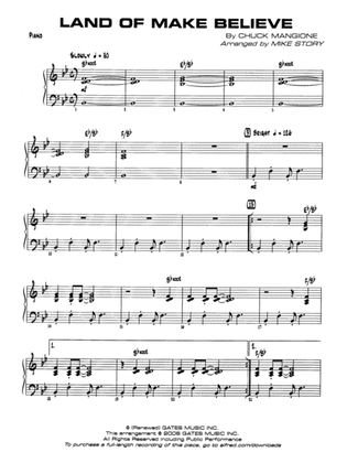 Land of Make Believe: Piano Accompaniment